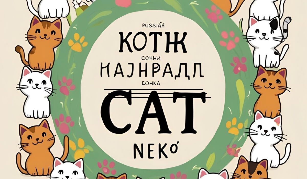 The Word "Cat" in Different Languages
