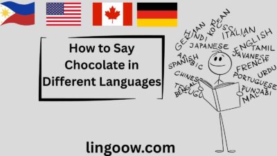 How to Say Chocolate in Different Languages