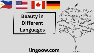 Beauty in Different Languages