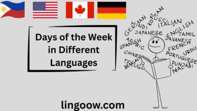Days of the Week in Different Languages