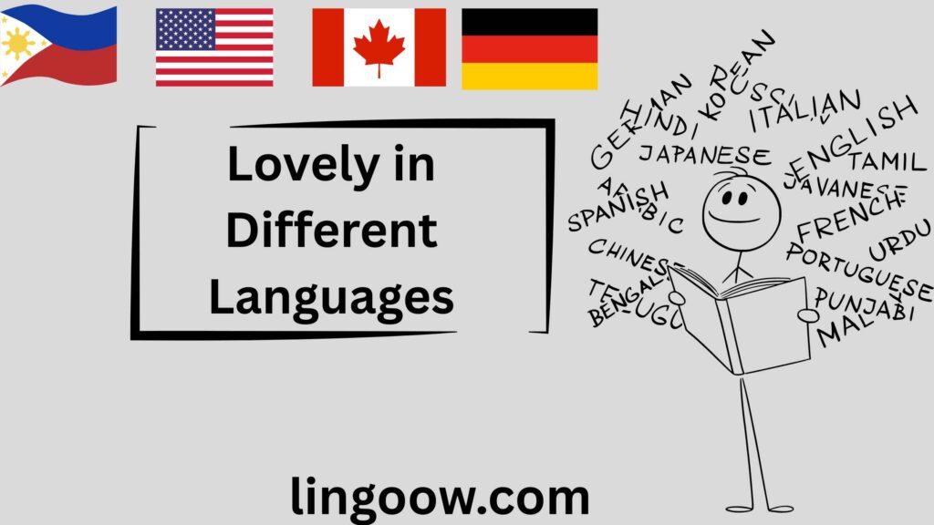 Lovely in Different Languages