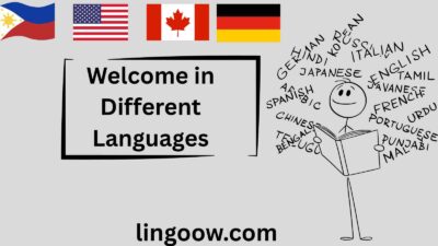 Welcome in Different Languages