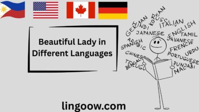 Beautiful Lady in Different Languages