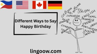 Different Ways to Say Happy Birthday