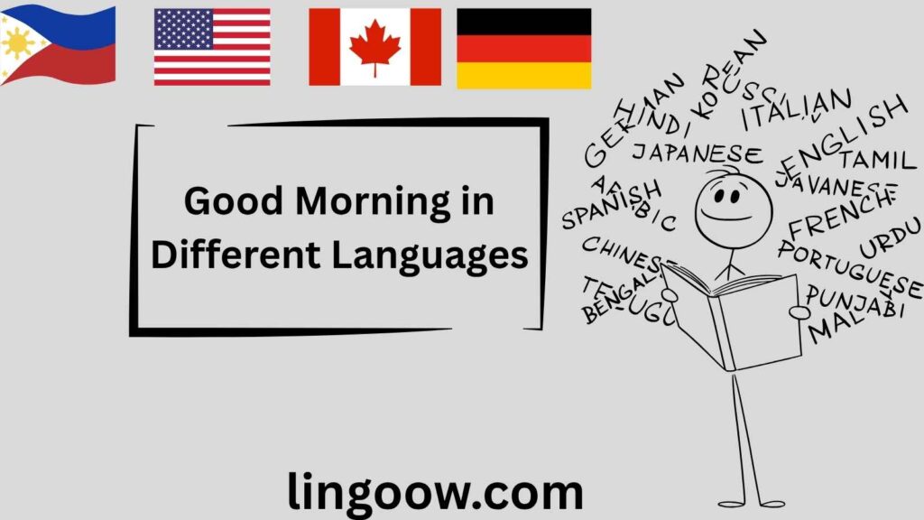 Good Morning in Different Languages