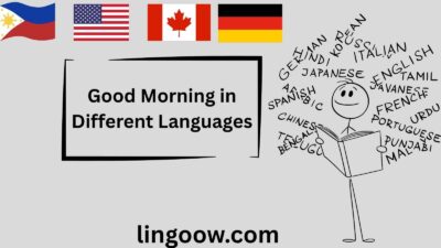 Good Morning in Different Languages