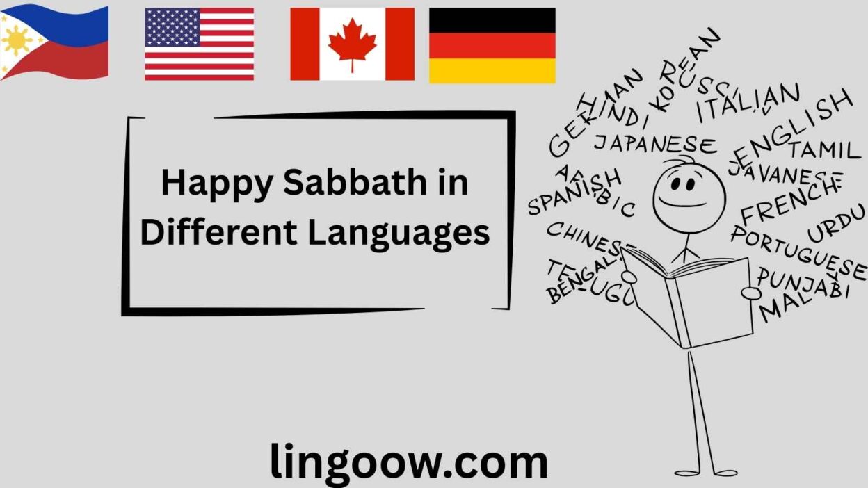 Happy Sabbath in Different Languages