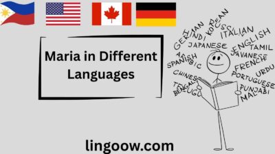 Maria in Different Languages