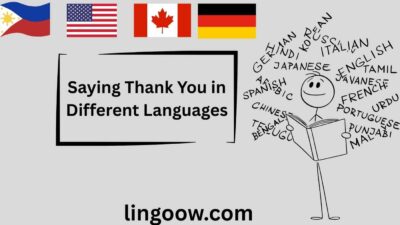 Saying Thank You in Different Languages