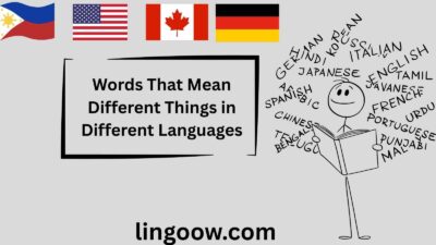 Words That Mean Different Things in Different Languages