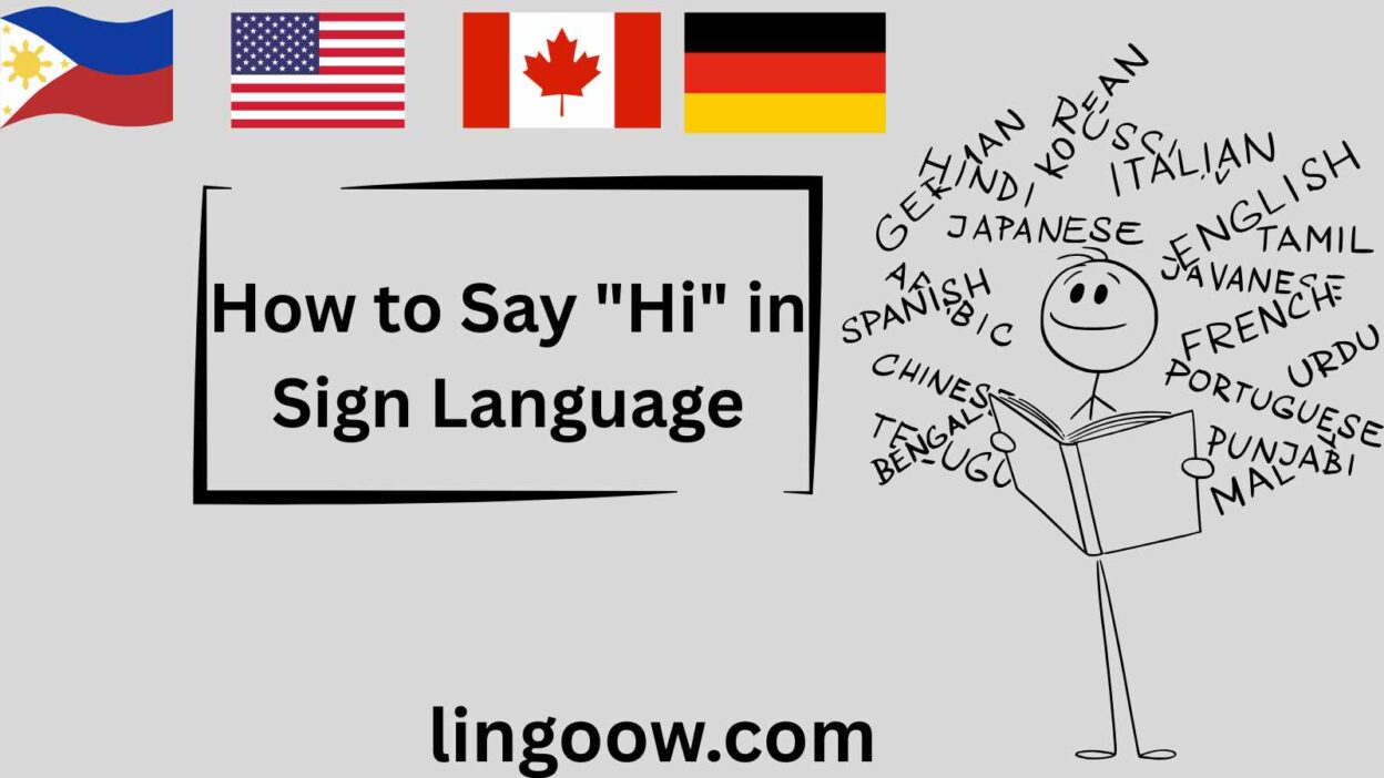 How to Say "Hi" in Sign Language