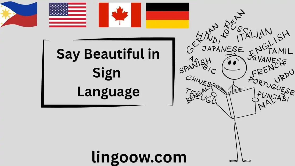 Say Beautiful in Sign Language