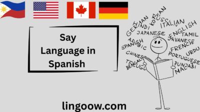 Say Language in Spanish