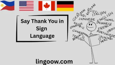 Say Thank You in Sign Language