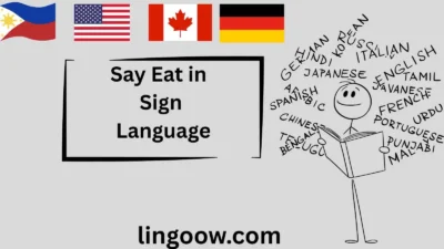 Say Eat in Sign Language