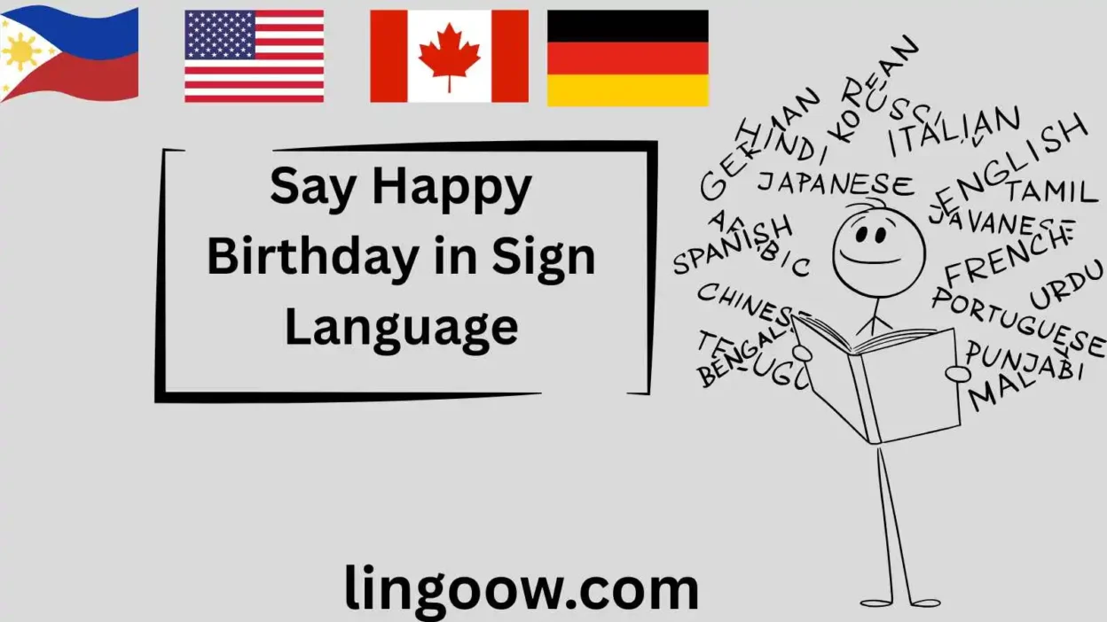Say Happy Birthday in Sign Language