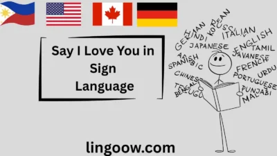 Say I Love You in Sign Language
